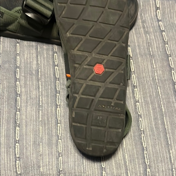 Astral Green Sandals with Buckle Straps - Picture 2 of 4